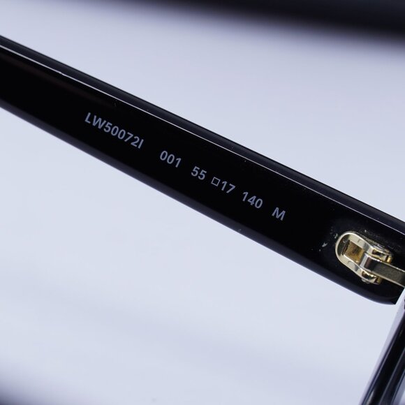 Loewe LW50072I 001 Geometric Eyeglasses 55mm – Black - Picture 7 of 9